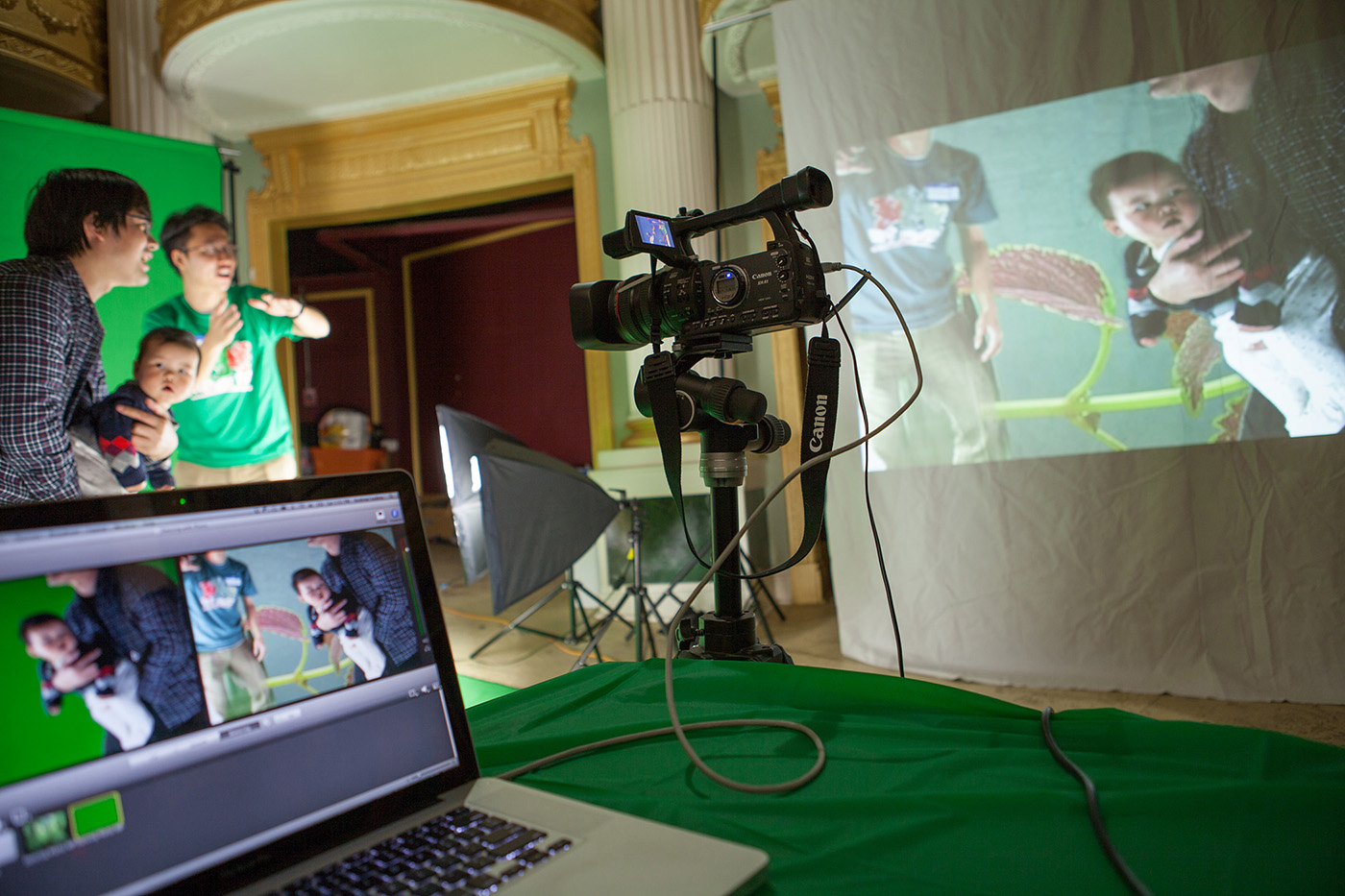 Genome Day 2016 at Orpheum, green screen