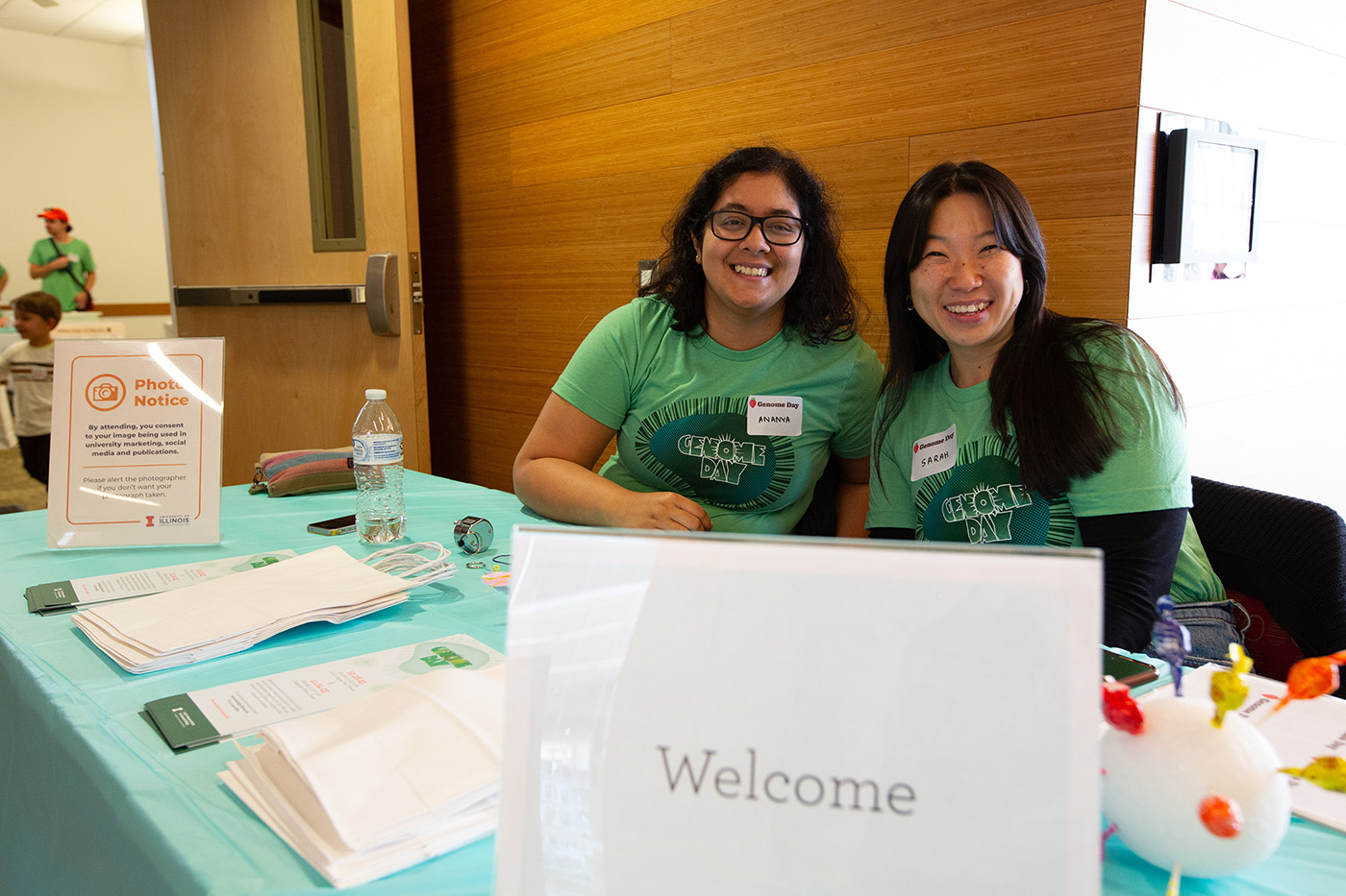 Genome Day 2023, Ananya Sen and Sarah Choi