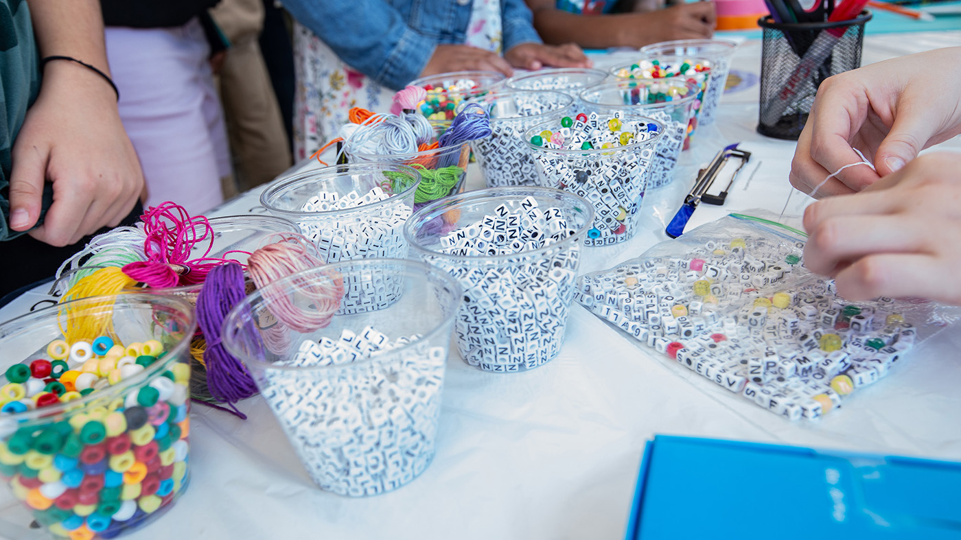 Letter beads