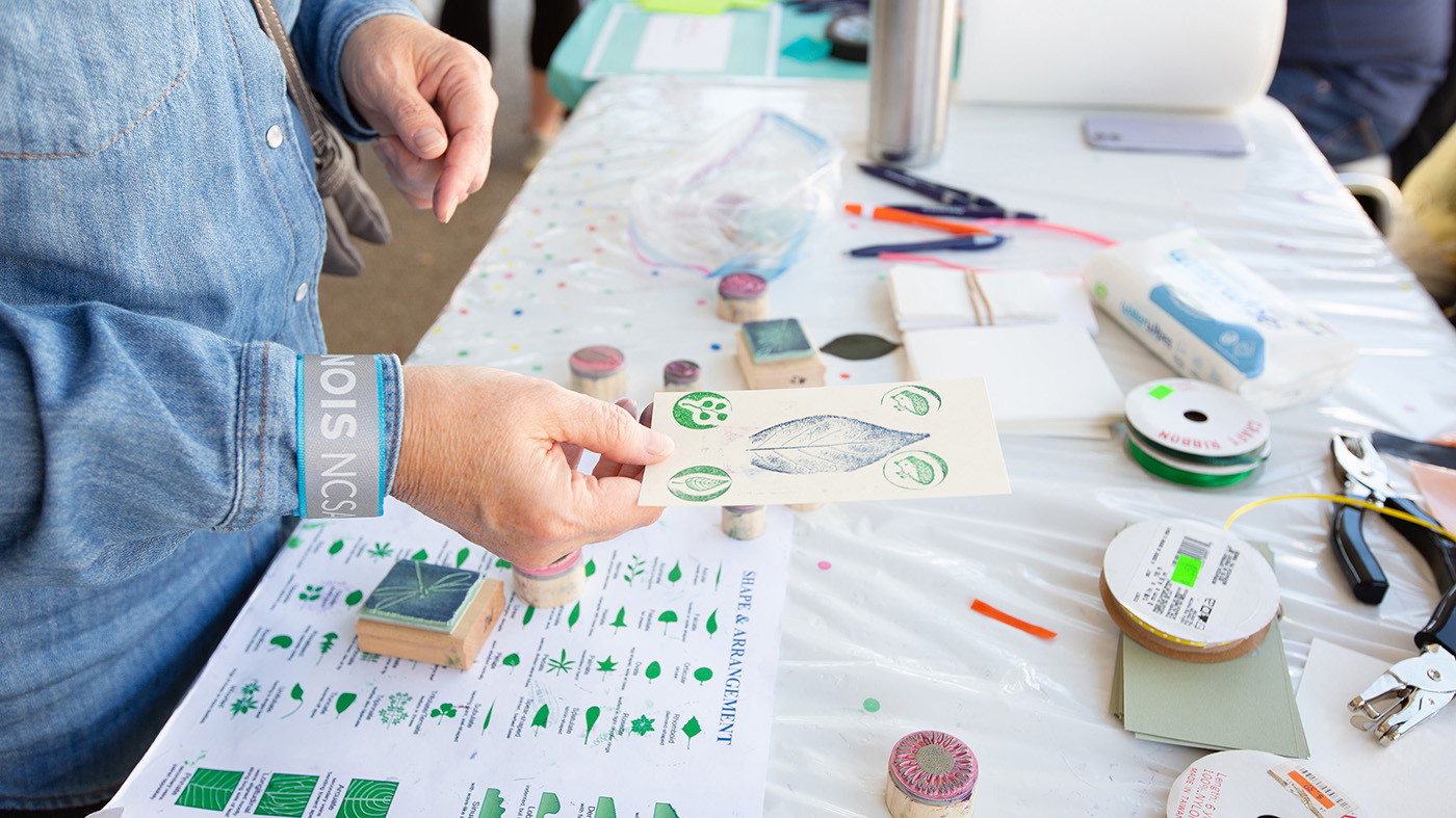 Leaf stamping