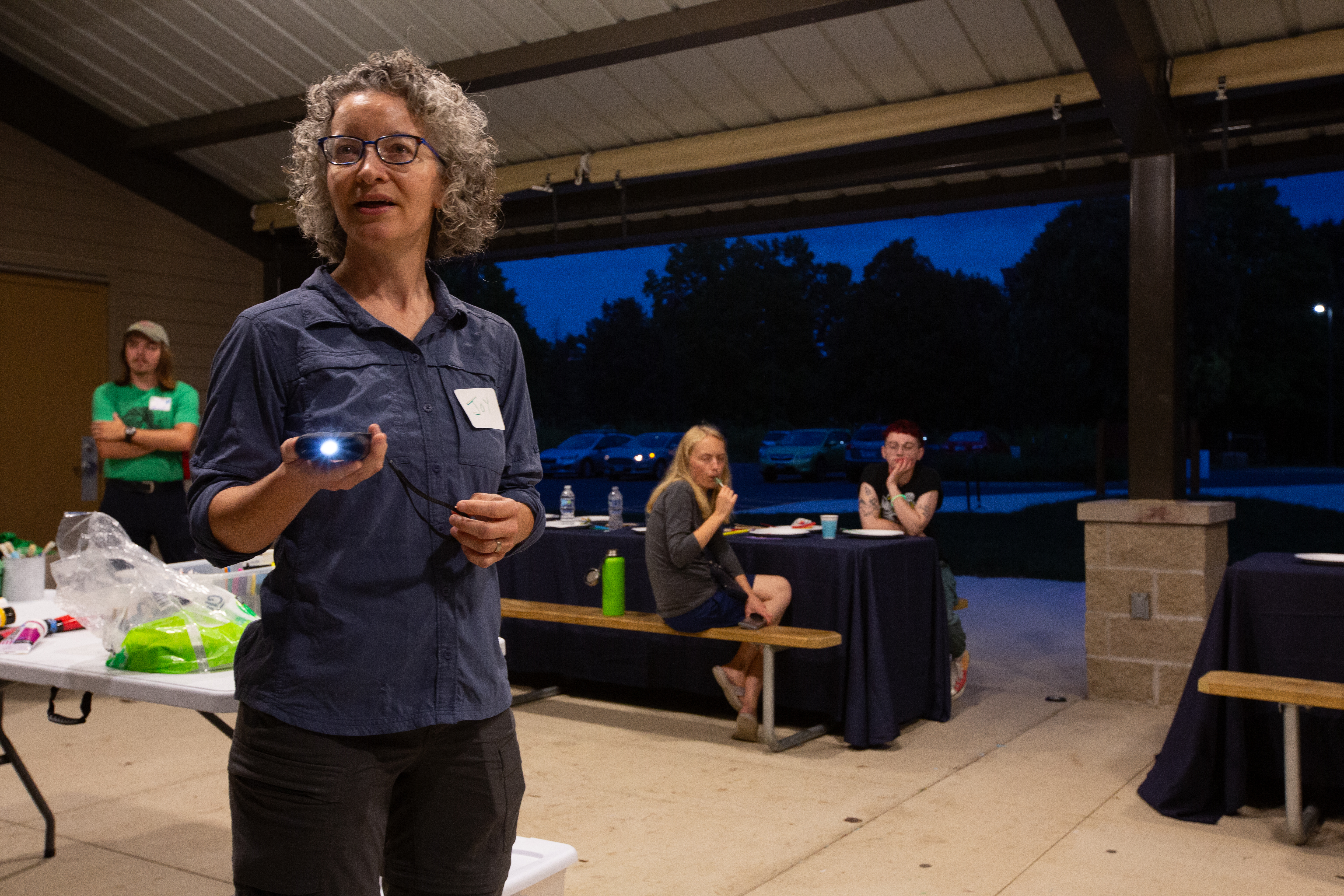 Presentation by local experts for the Bats event, Anita Purves Nature Center