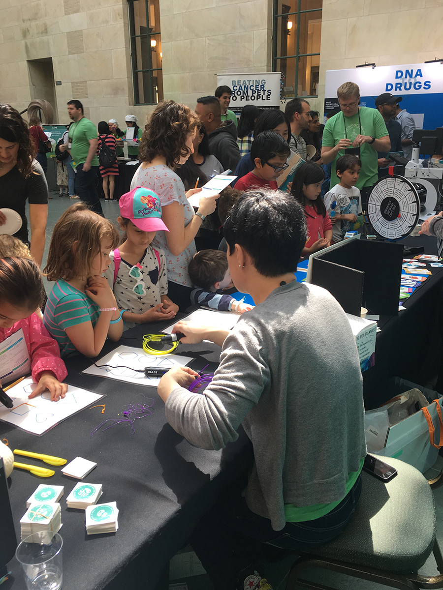 Family Science Day at the NAS Building: DecisionTown in the World of Genomics, 2019