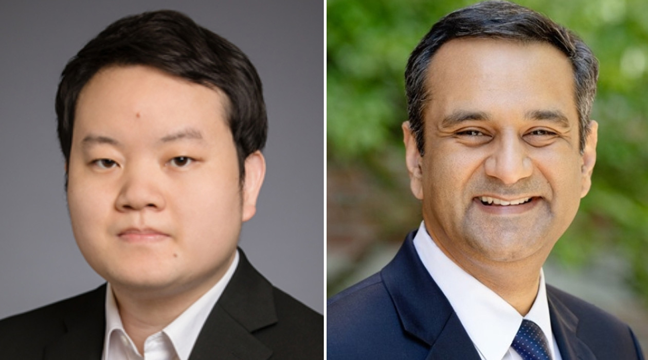 Left to right: Hua Wang and Rohit Bhargava