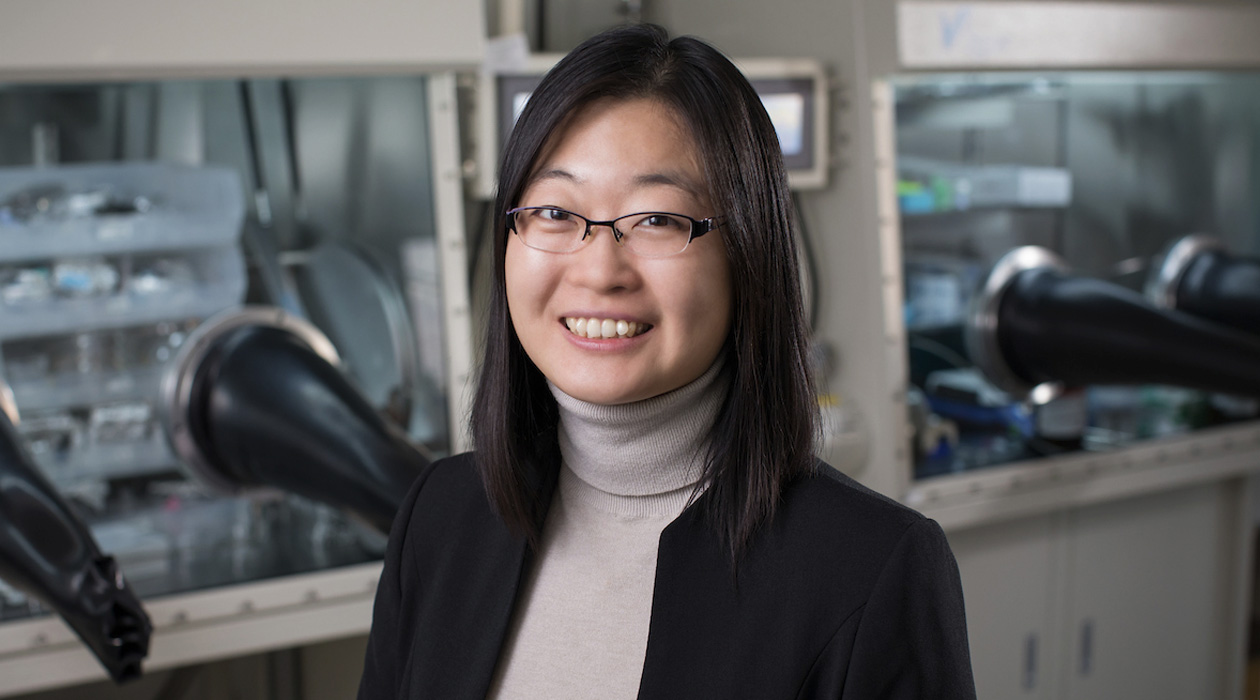 Illinois professor Ying Diao led a multi-institutional study that positions synthetic polymers as a potential alternative to expensive, unsustainable minerals for use in semiconductors and other electronic devices. Photo by Brian Stauffer