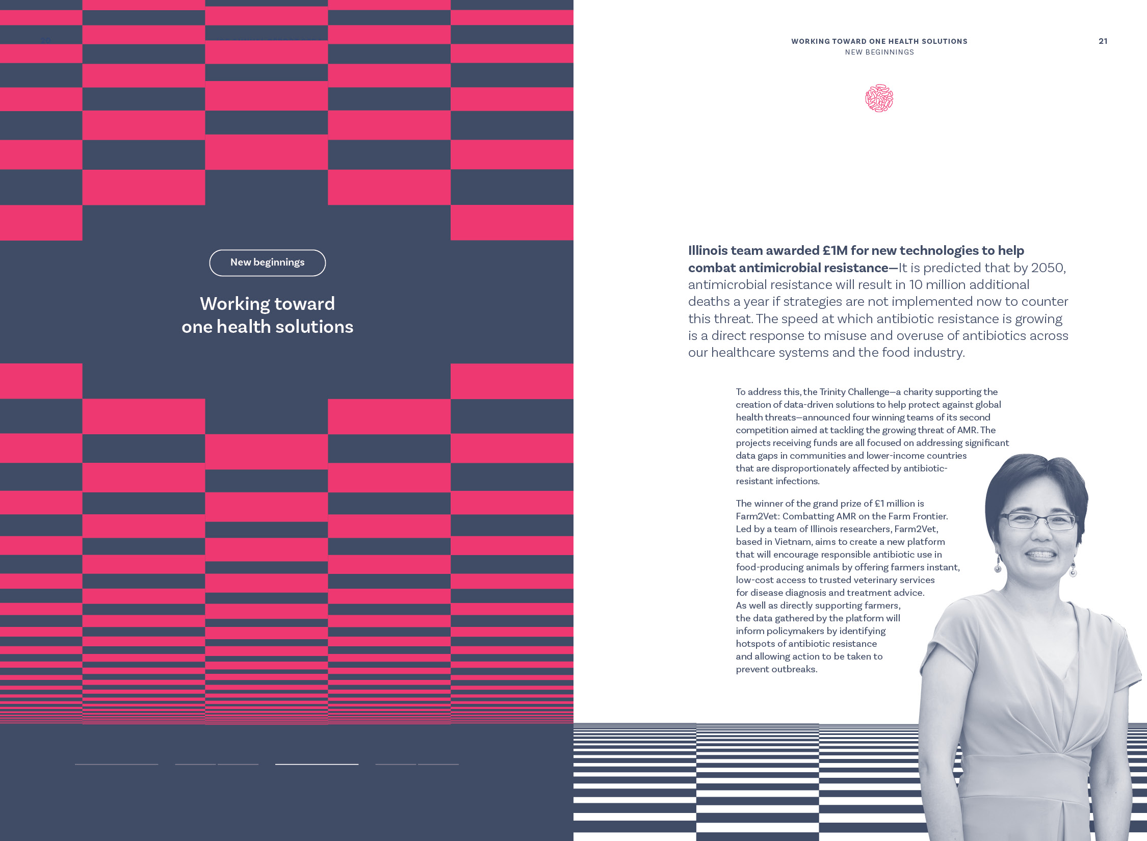 New beginnings stories, Working toward one health solutions