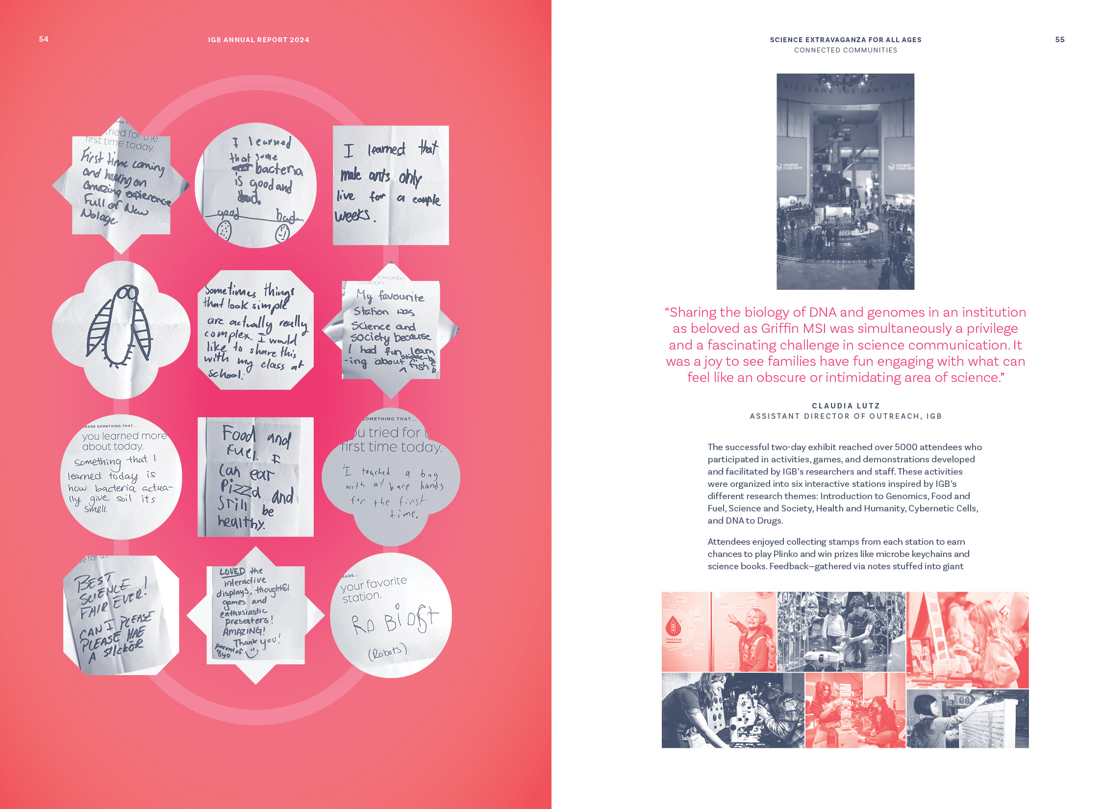 Connected communities stories, Science extravaganza for all ages