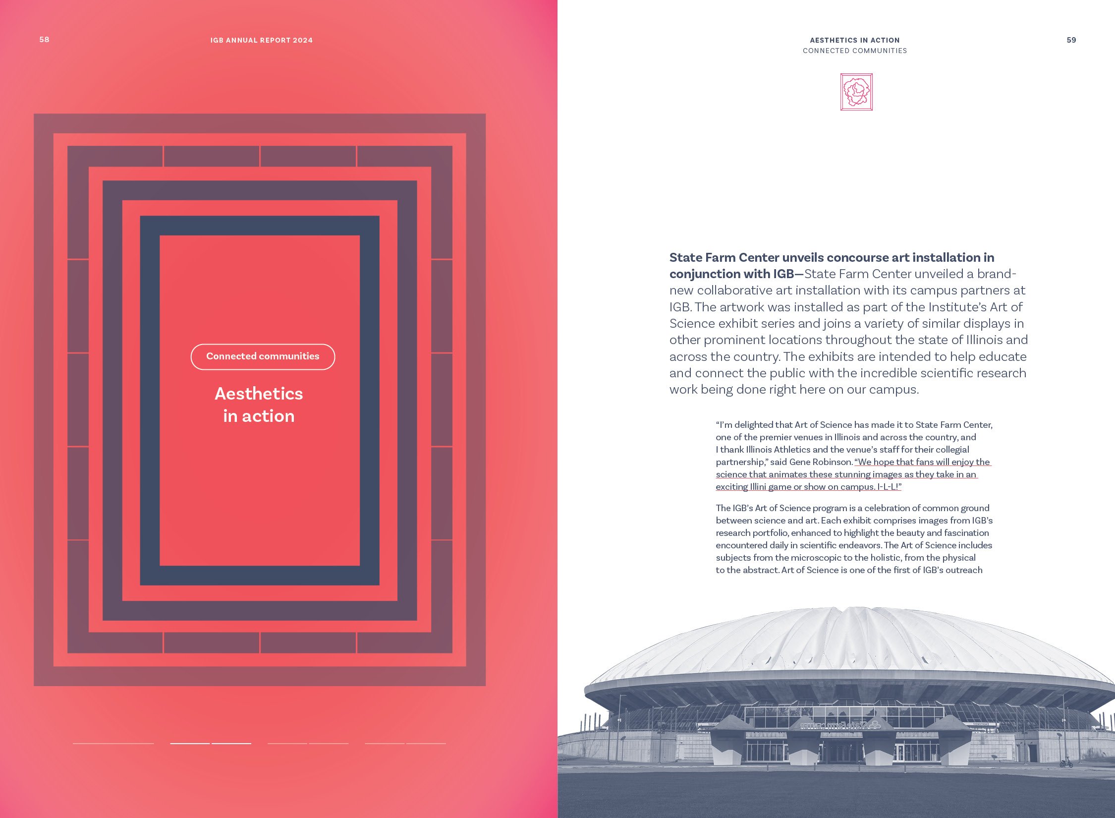 Connected communities stories, Aesthetics in action