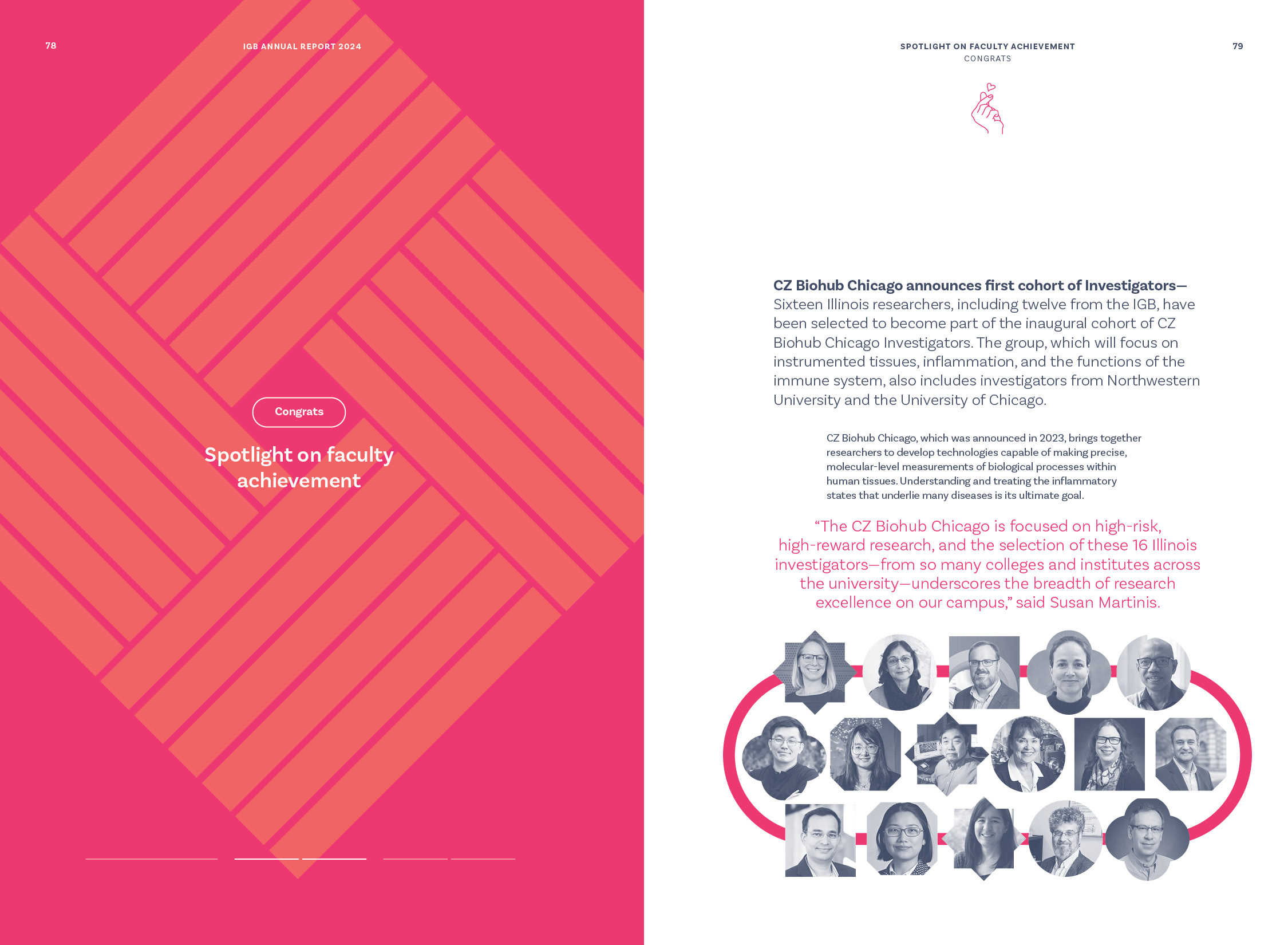 Congrats stories, Spotlight on faculty achievement