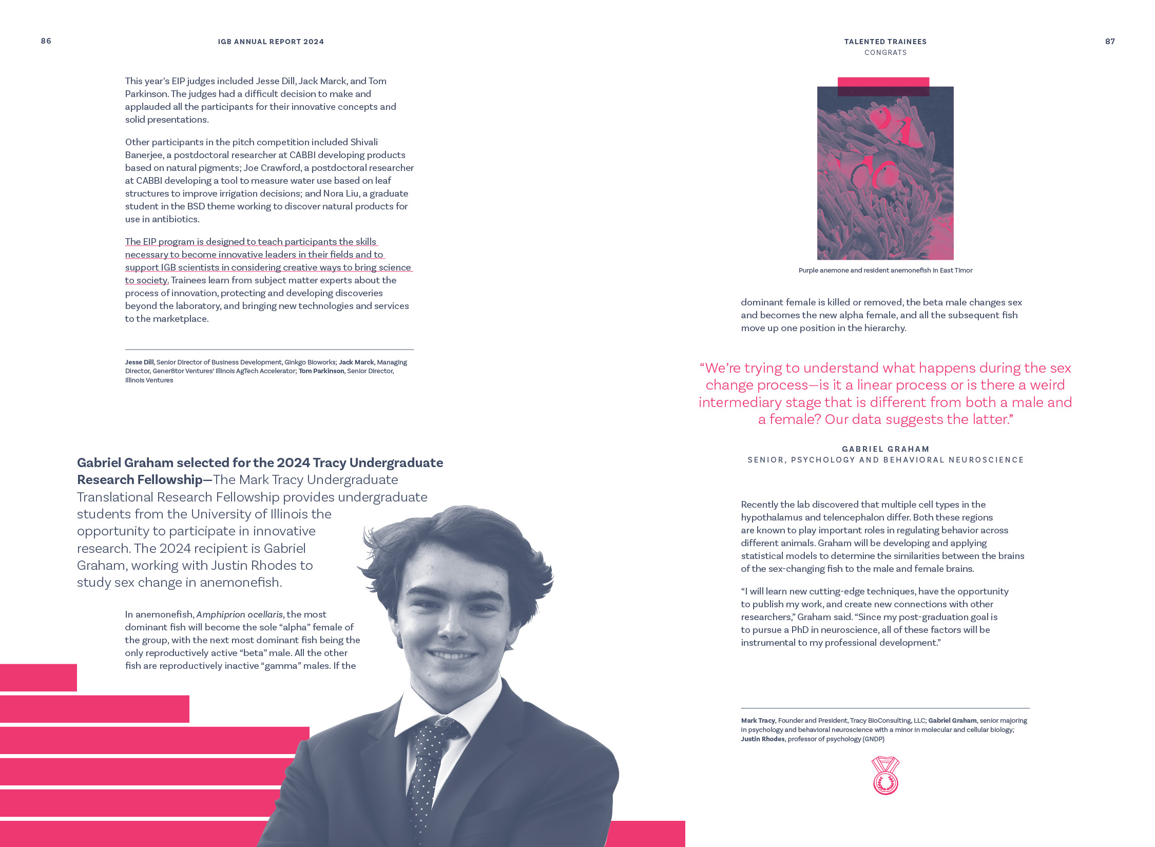 Congrats stories, Talented trainees