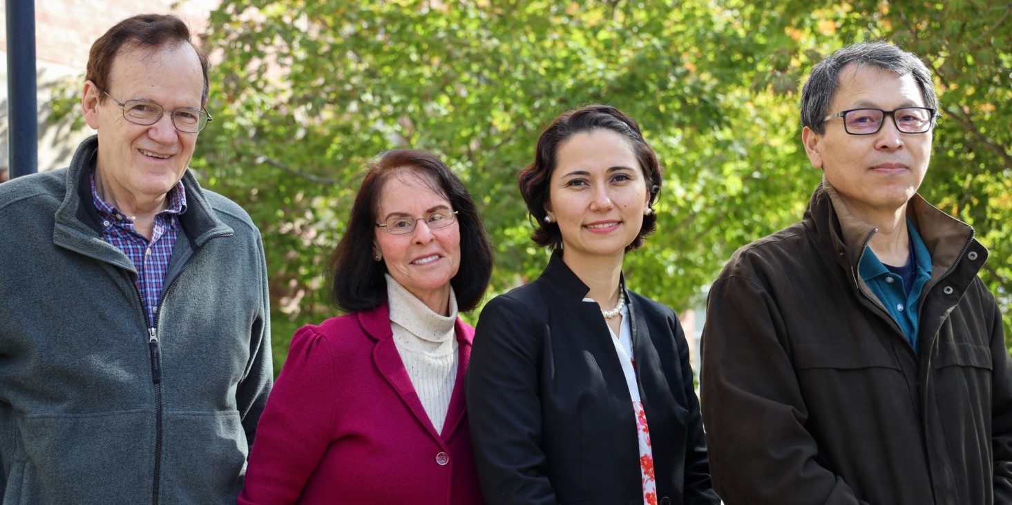 (L to R): University of Illinois researchers John Katzenellenbogen, Benita Katzenellenbogen, Zeynep Madak-Erdogan, and Sung Hoon Kim showed pathway preferential estrogens may be a safer alternative to hormone replacement therapy. 