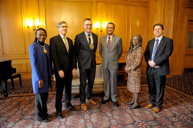 From left: Reitumetse Obakeng Mabokela, Gene Robinson, Brendan Harley, Rohit Bhargava, Venetria Patton, and Paul Kenis